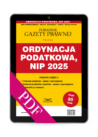 Ordynacja podatkowa, NIP 2025. Podatki część 3 (PDF)