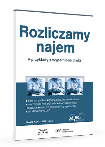 Rozliczamy najem. Przykłady, wypełnione druki